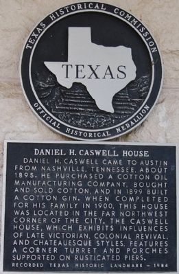 Daniel H. Caswell House Marker image. Click for full size.