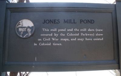 Jones Mill Pond Marker image. Click for full size.