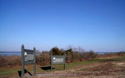 Nathaniel Bacon and Ringfield Plantation markers. Click for full size. Nathaniel Bacon and Ringfield Plantation markers image. Click for full size.