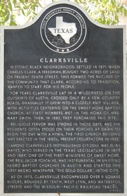 Clarksville Marker image. Click for full size.