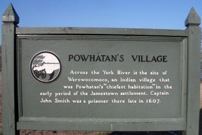 Powhatan's Village Marker image. Click for full size.