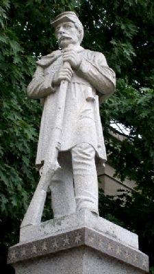 Freer Civil War Memorial Statue image. Click for full size.
