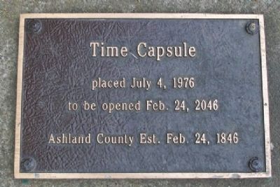 Time Capsule Near Freer Civil War Memorial image. Click for full size.