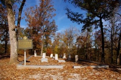 Battle of Kettle Creek Marker and Cemetery image. Click for full size.