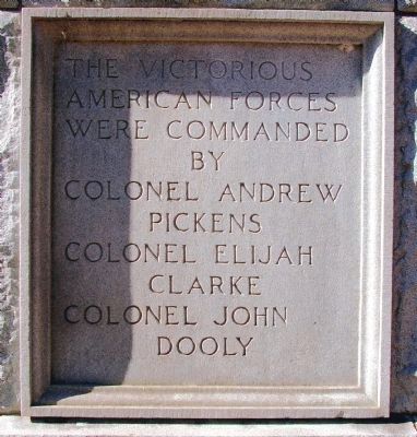 The Battle of Kettle Creek Marker (Side 3). Click for full size. The Battle of Kettle Creek Marker (Side 3) image. Click for full size.
