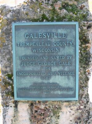 Galesville Marker. Click for full size. Galesville Marker image. Click for full size.