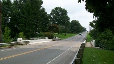 Ashland County Veterans Memorial Bridge and Marker image. Click for full size.