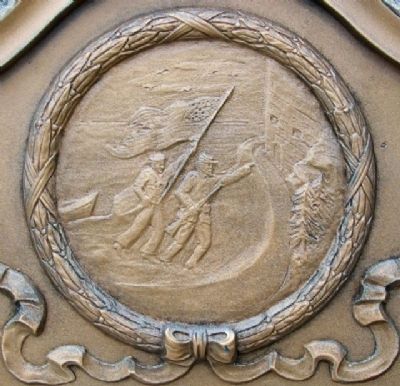 Ashland County Soldiers and Sailors Memorial Marker Detail image. Click for full size.