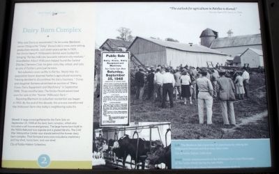 Dairy Barn Complex Marker image. Click for full size.