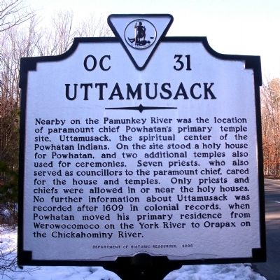 Uttamusack Marker. Click for full size. Uttamusack Marker image. Click for full size.