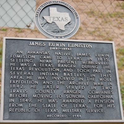 James Euwin Edmiston Marker image. Click for full size.