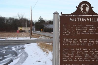 Miltonville Marker. Click for full size. Miltonville Marker image. Click for full size.
