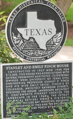 Stanley and Emily Finch House Marker image. Click for full size.