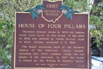 House of Four Pillars Marker. Click for full size. House of Four Pillars Marker image. Click for full size.