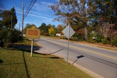 Site of Wilkes County Academy Marker image. Click for full size.