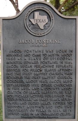 Jacob Fontaine Marker image. Click for full size.