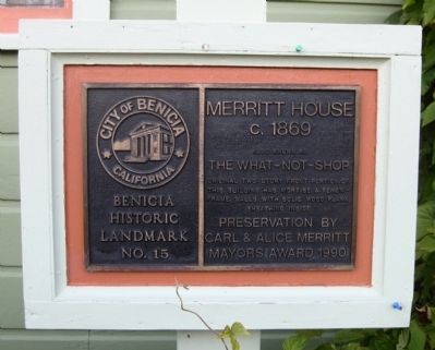 Merritt House C. 1869 Marker image. Click for full size.