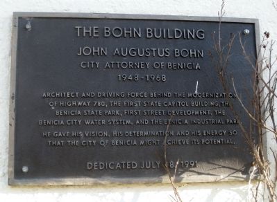 The Bohn Building Marker image. Click for full size.