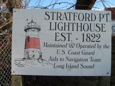 Stratford Point Lighthouse Marker image. Click for full size.