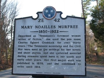 Mary Noailles Murfree Marker image. Click for full size.
