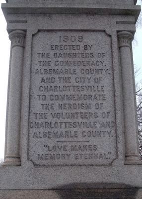 Albemarle UDC Monument image. Click for full size.