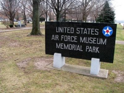 NMUSAF Memorial Park Sign image. Click for more information.
