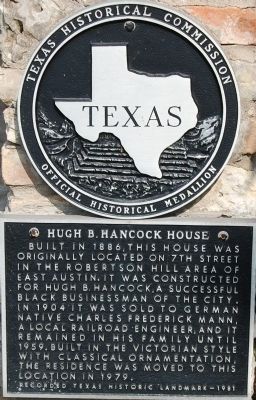 Hugh B. Hancock House Marker image. Click for full size.