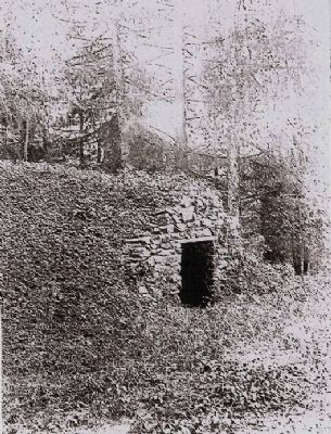 Sketch of Furley Hall Ice House image. Click for full size.