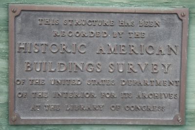 The Columbian House, Historic American Buildings Survey Marker. Click for full size. The Columbian House, Historic American Buildings Survey Marker image. Click for full size.