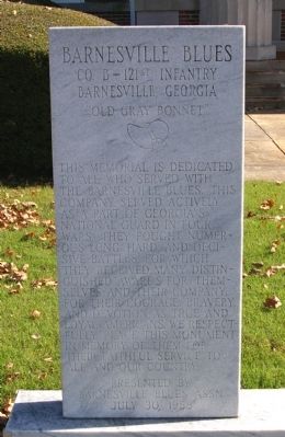 Barnesville Blues Marker. Click for full size. Barnesville Blues Marker image. Click for full size.