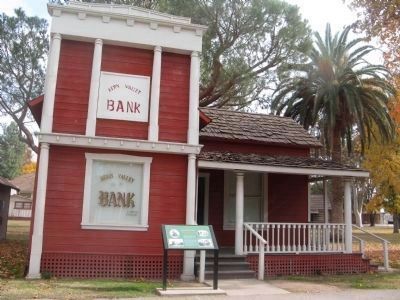 Kern Valley Bank Building and Marker image. Click for full size.