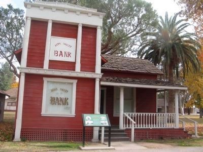 Kern Valley Bank Building and Marker. Click for full size. Kern Valley Bank Building and Marker image. Click for full size.