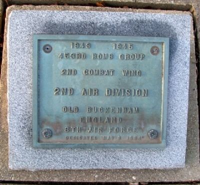 453rd Bomb Group Marker image. Click for full size.