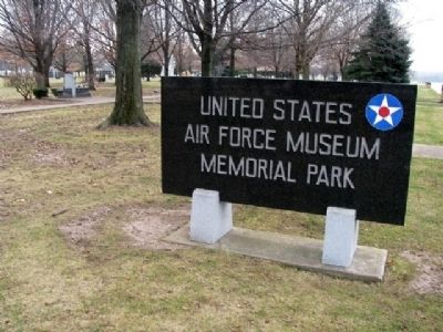 NMUSAF Memorial Park Sign image. Click for full size.