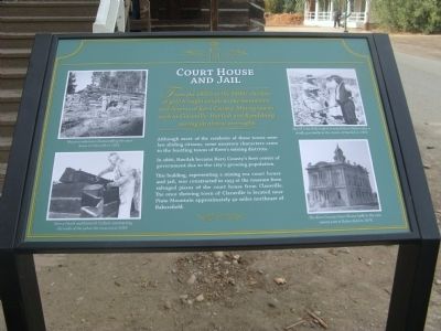 Court House and Jail Marker. Click for full size. Court House and Jail Marker image. Click for full size.