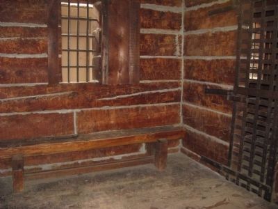 Interior of Jail With Entrance to One of the Two Cells on the Right. Click for full size. Interior of Jail With Entrance to One of the Two Cells on the Right image. Click for full size.