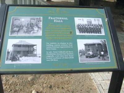 Fraternal Hall Marker. Click for full size. Fraternal Hall Marker image. Click for full size.