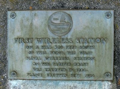 First Wireless Station Marker image. Click for full size.
