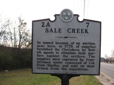 Sale Creek Marker. Click for full size. Sale Creek Marker image. Click for full size.