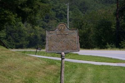 White Methodist Church Marker image. Click for full size.