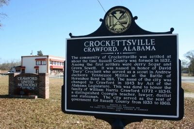 Crockettsville Marker image. Click for full size.