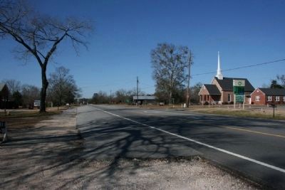 U. S. Highway 80 Passing Through Crawford, Alabama image. Click for full size.