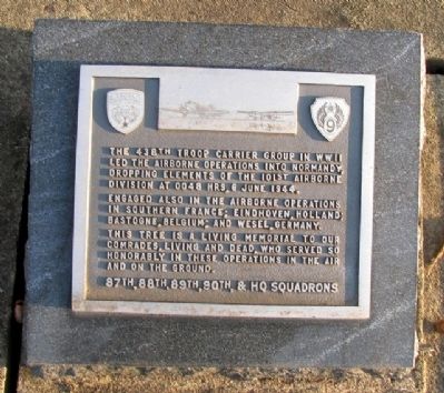 438th Troop Carrier Group Marker. Click for full size. 438th Troop Carrier Group Marker image. Click for full size.
