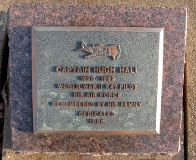 Captain Hugh Hall Marker. Click for full size. Captain Hugh Hall Marker image. Click for full size.