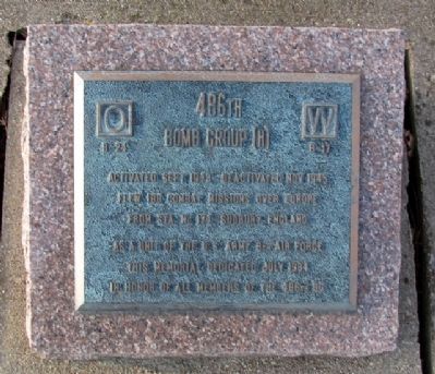 486th Bomb Group (H) Marker. Click for full size. 486th Bomb Group (H) Marker image. Click for full size.