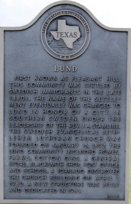 Lund Marker image. Click for full size.