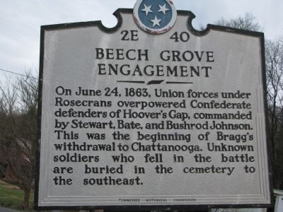 Beech Grove Engagement Marker image. Click for full size.