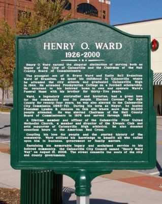 Henry O. Ward Marker image. Click for full size.