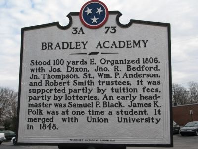 Bradley Academy Marker image. Click for full size.