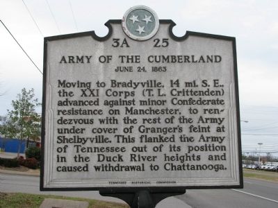 Army of the Cumberland Marker image. Click for full size.